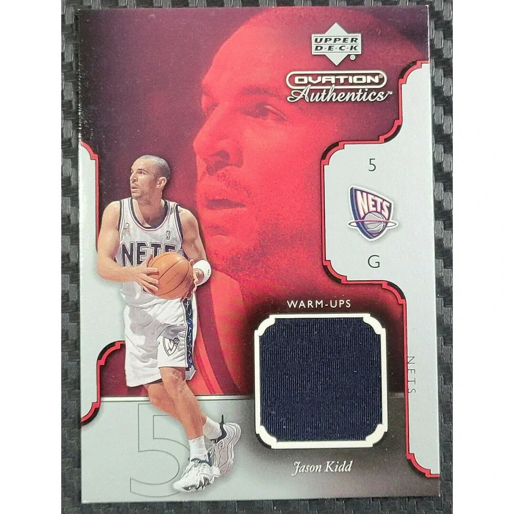 2002-03 UPPER DECK OVATIONS JASON KIDD GAME‎ USED WARM-UP